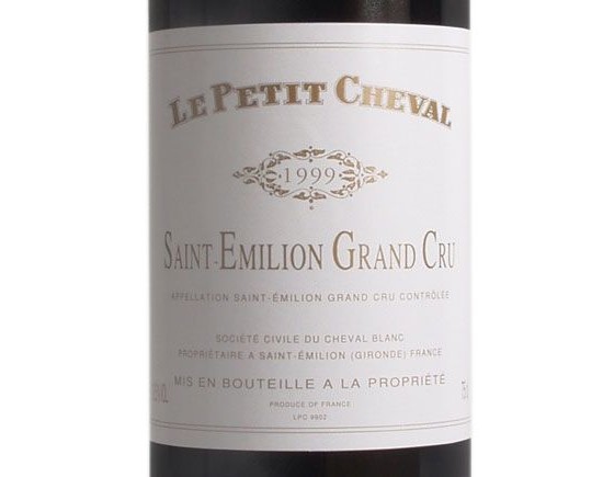 Le Petit Cheval Rouge 1999 Bordeaux Saint-Emilion
