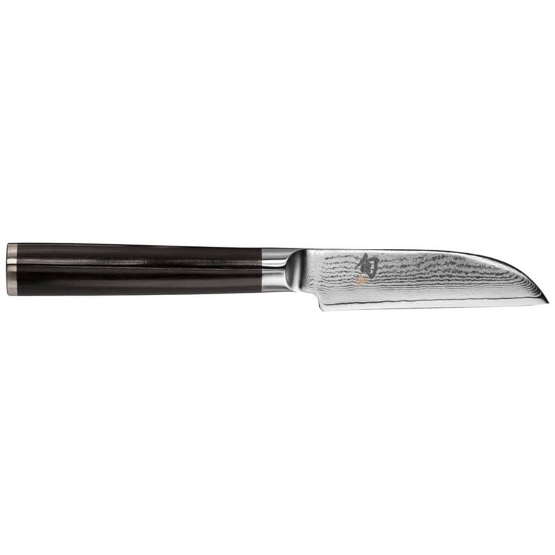 kai Gemüsemesser Stahl, Holz KAI DM714 Schwarz, Silber
