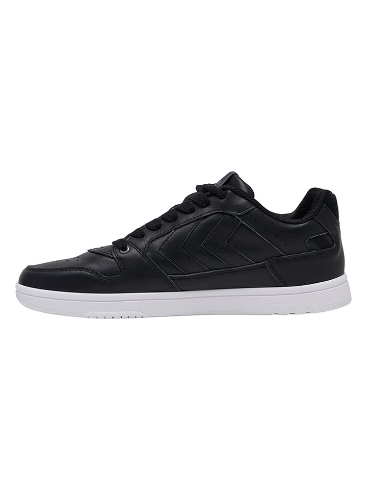 Hummel Leder-Sneakers  in Schwarz günstig kaufen
