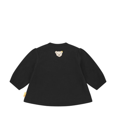 Bluse langarm, dunkelblau für Mädchen