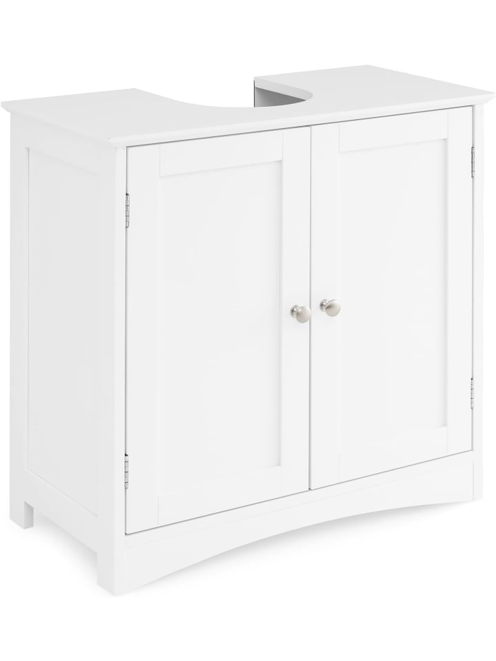 COSTWAY Waschbeckenunterschrank 60 x 30 x 60 cm in Weiß günstig kaufen onesize