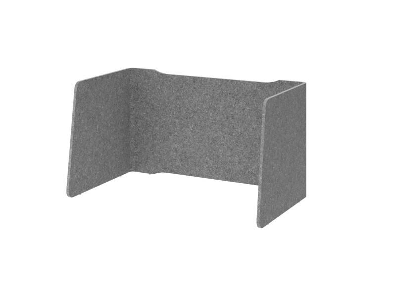 Hammerbacher Akustik-Einhausung Grau 1140 mm x 650 mm x 605 mm