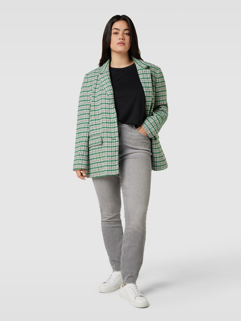 PLUS SIZE Skinny Fit Jeans im 5-Pocket-Design Modell 'HARLEM' in jeans