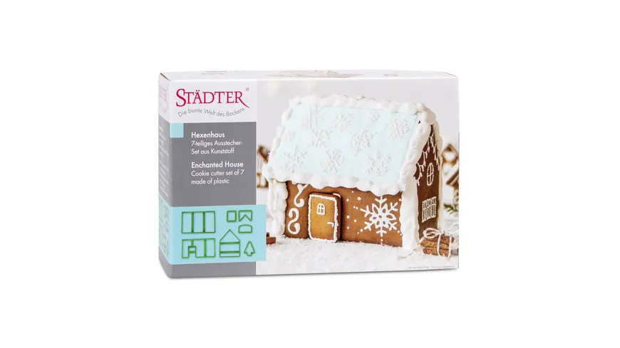 Städter Ausstechformen Set Lebkuchenhaus 7-tg.