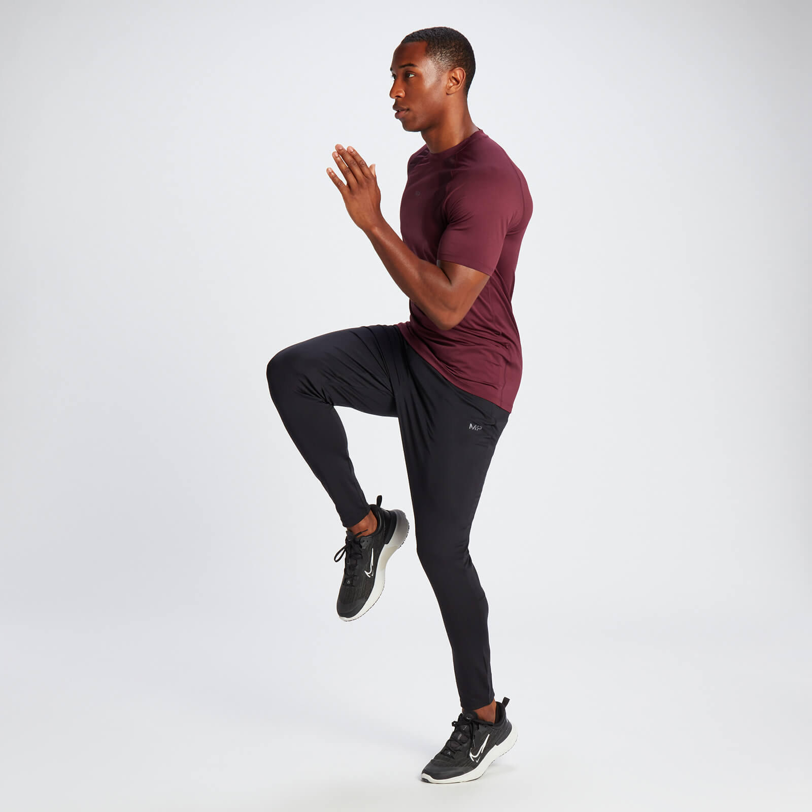 T-shirt MP Tempo pour hommes – Bordeaux foncé