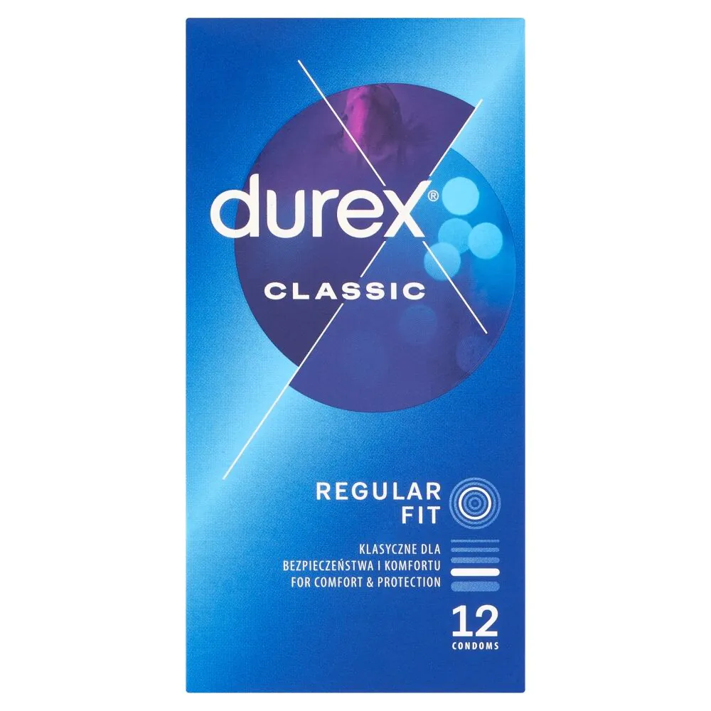 Durex Classic prezervatyvai, 12 vnt.