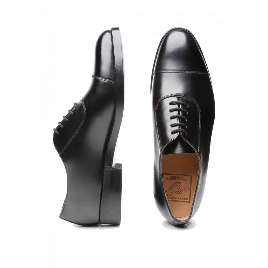 Heinrich Dinkelacker - Businessschuhe Oxford LUZERN CAPTOE Kalbsleder - schwarz