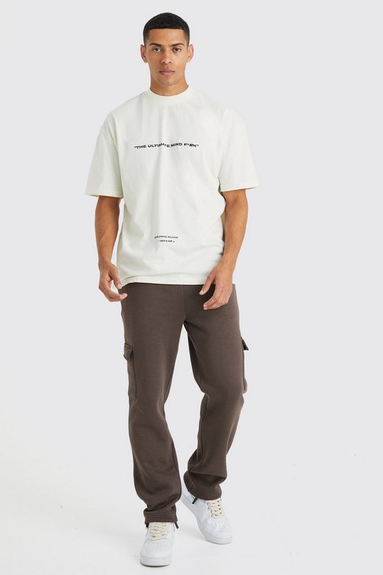 Oversize T-Shirt & Jogginghose mit Print