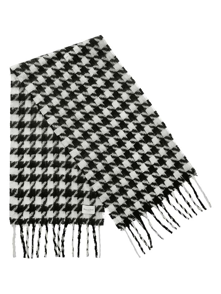 Marc O'Polo Junior Schal in Schwarz/ Weiß günstig kaufen onesize