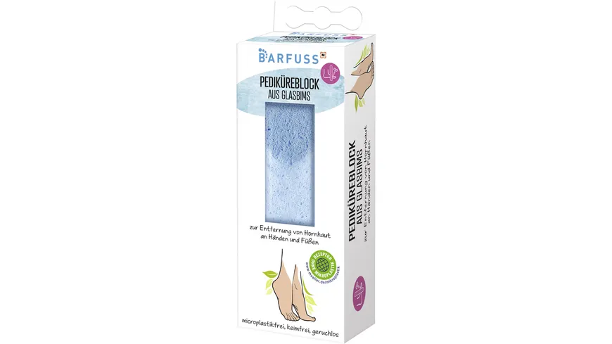 BARFUSS Pediküreblock Glasbims