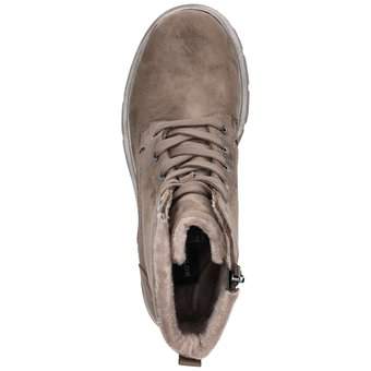 Tom Tailor Schnür Boots in beige