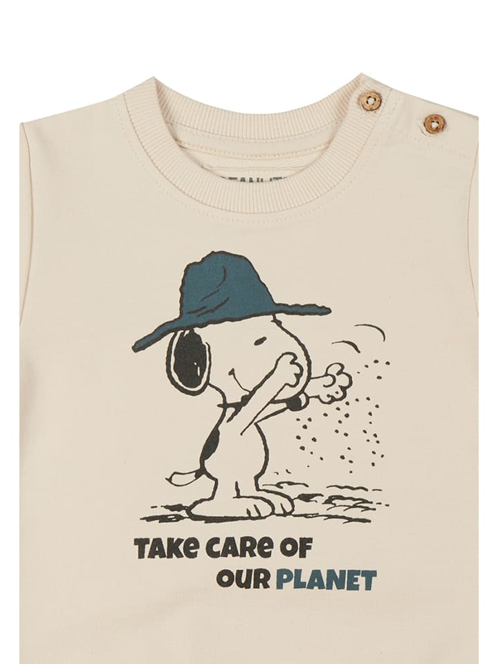 ONOMATO! Pullover Sweatshirt Peanuts Snoopy Cradle to Cradle in Beige günstig kaufen