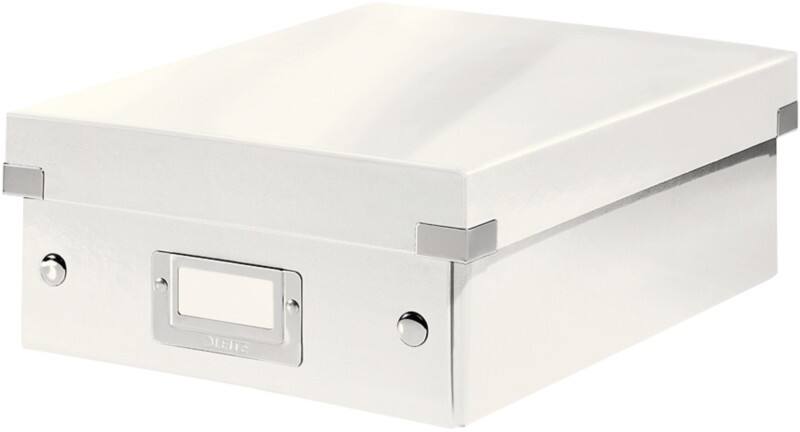 Leitz Click & Store WOW Klein Organisationsbox Laminierte Hartpappe Weiß 22 x 28,2 x 10 cm