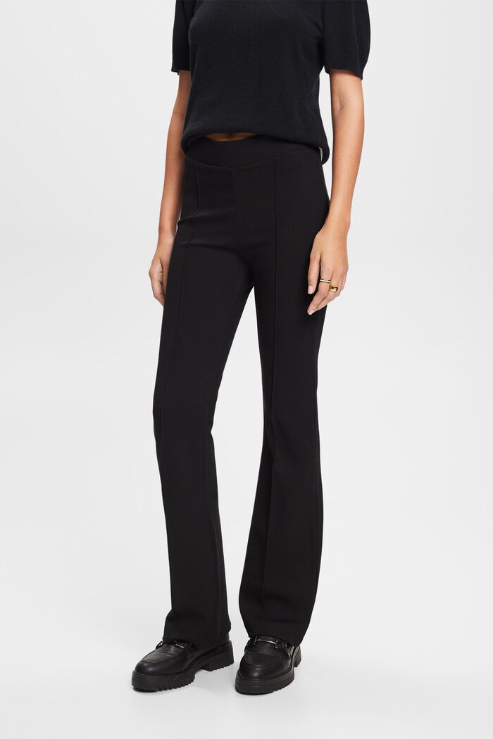 Gerade geschnittene Strickhose