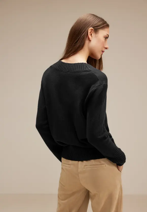 Street One Pullover mit V-Ausschnitt