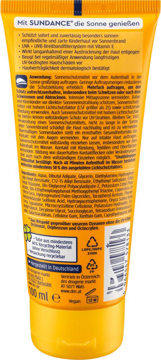 Sonnencreme Kids, LSF 50, 100 ml