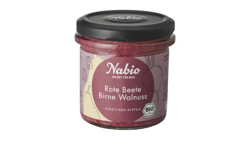 Nabio Bio Aufstrich Rote Beete Birne 135 g