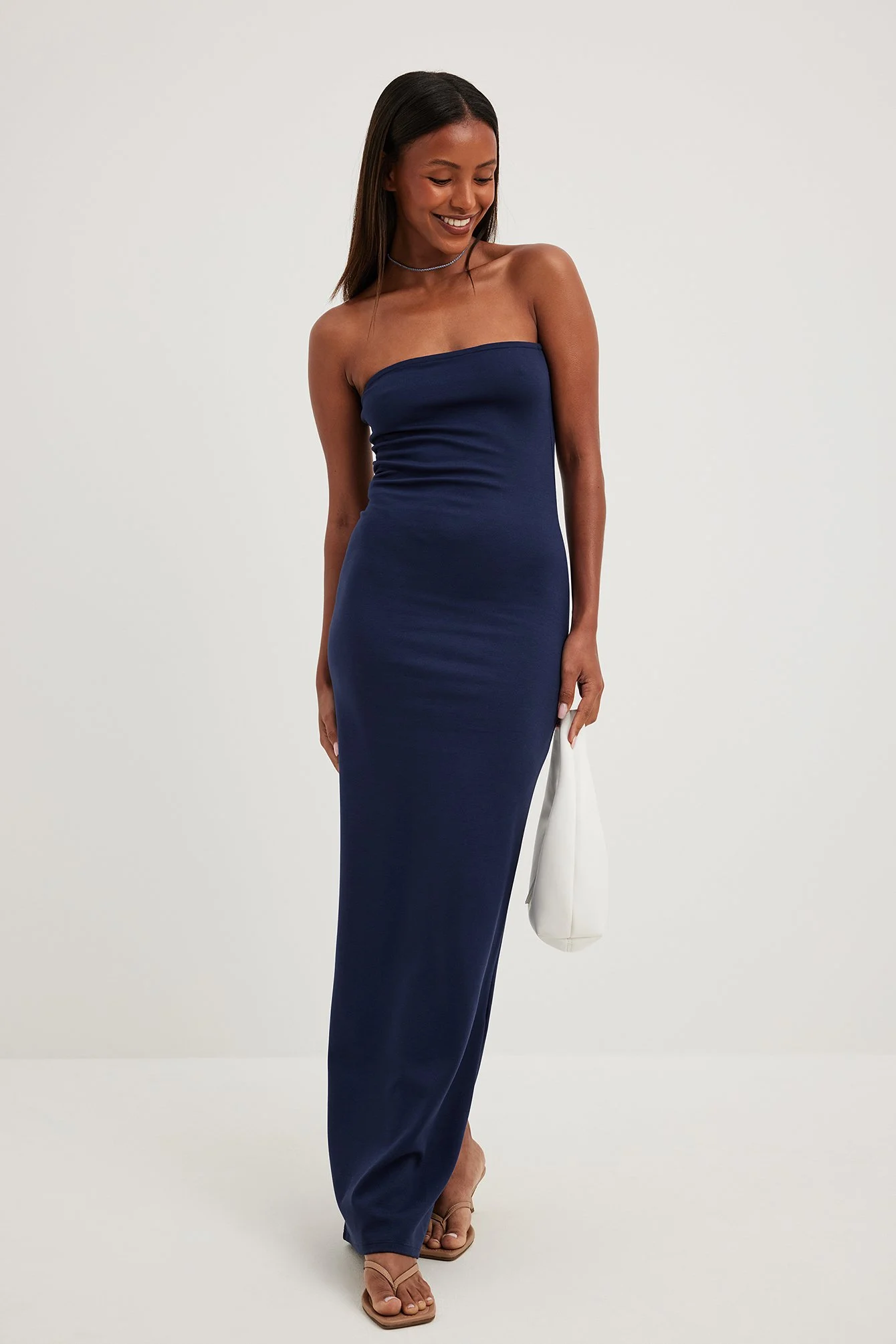 Tube-Maxikleid aus Jersey
