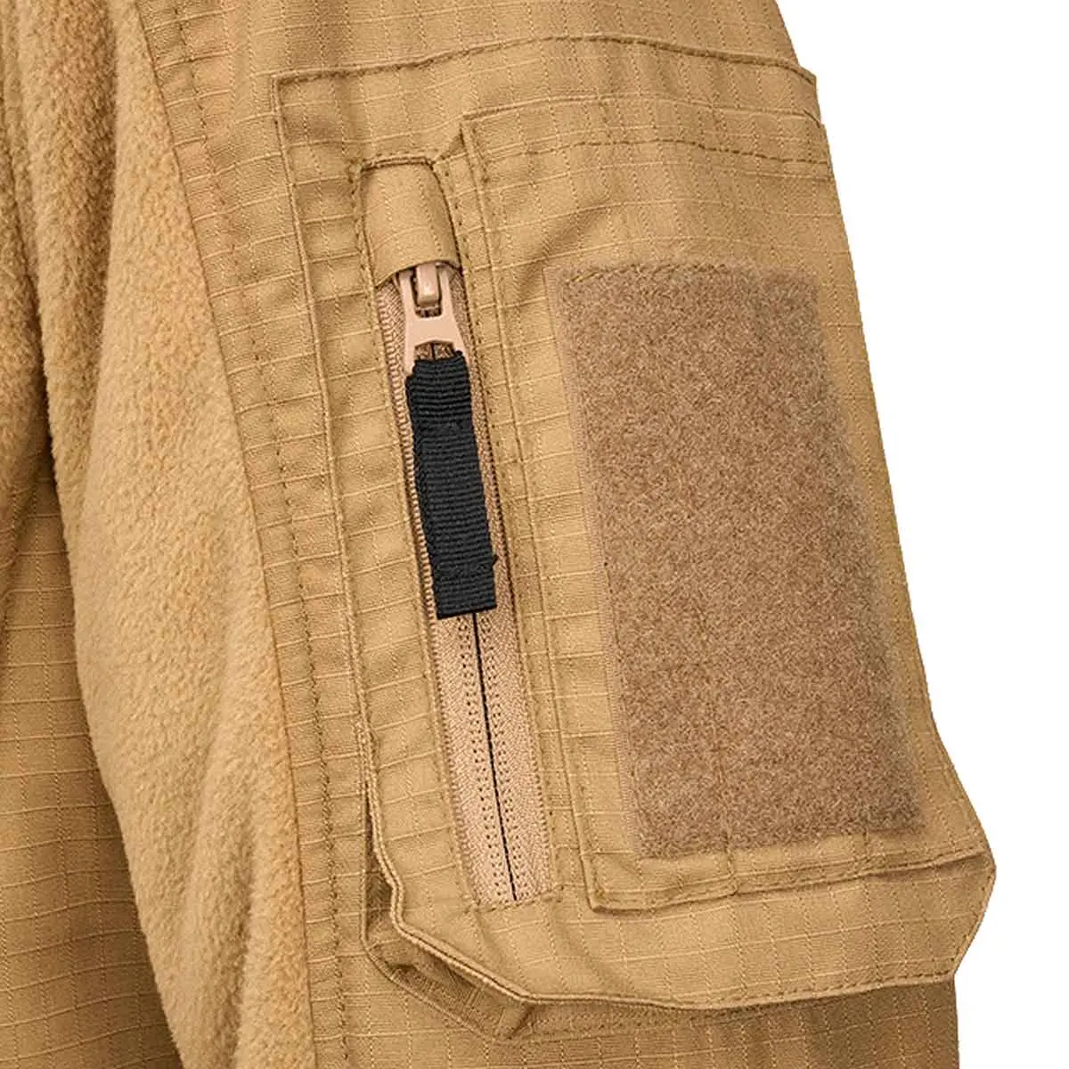 Fleecejacke Ripstop beige