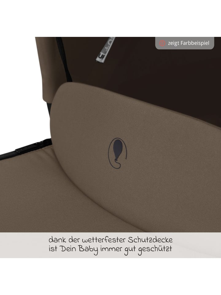 ABC-Design Kombi-Kinderwagen Samba 2 inkl. Babywanne in beige günstig kaufen onesize