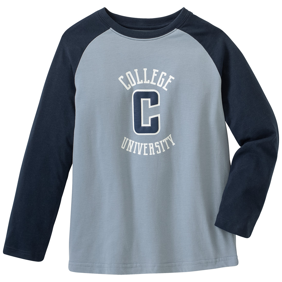 Jungen Langarmshirt im College-Style