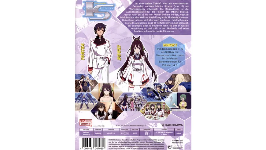 Infinite Stratos - Volume 1 mit Sammmelschuber LTD.