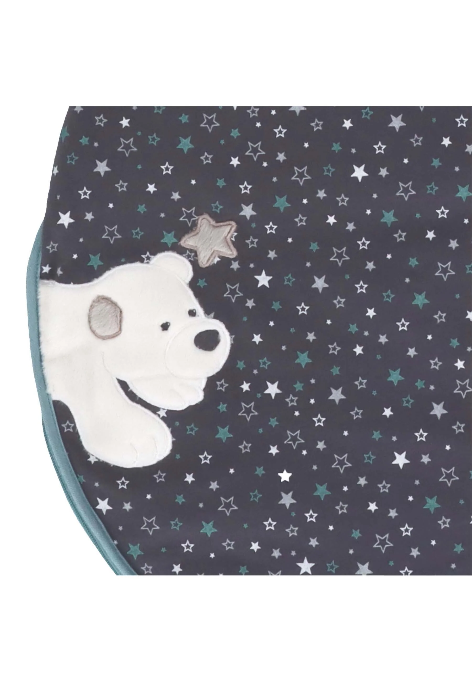 Schlafsack 110cm Eisbär Elia m. abnehmbaren Ärmeln