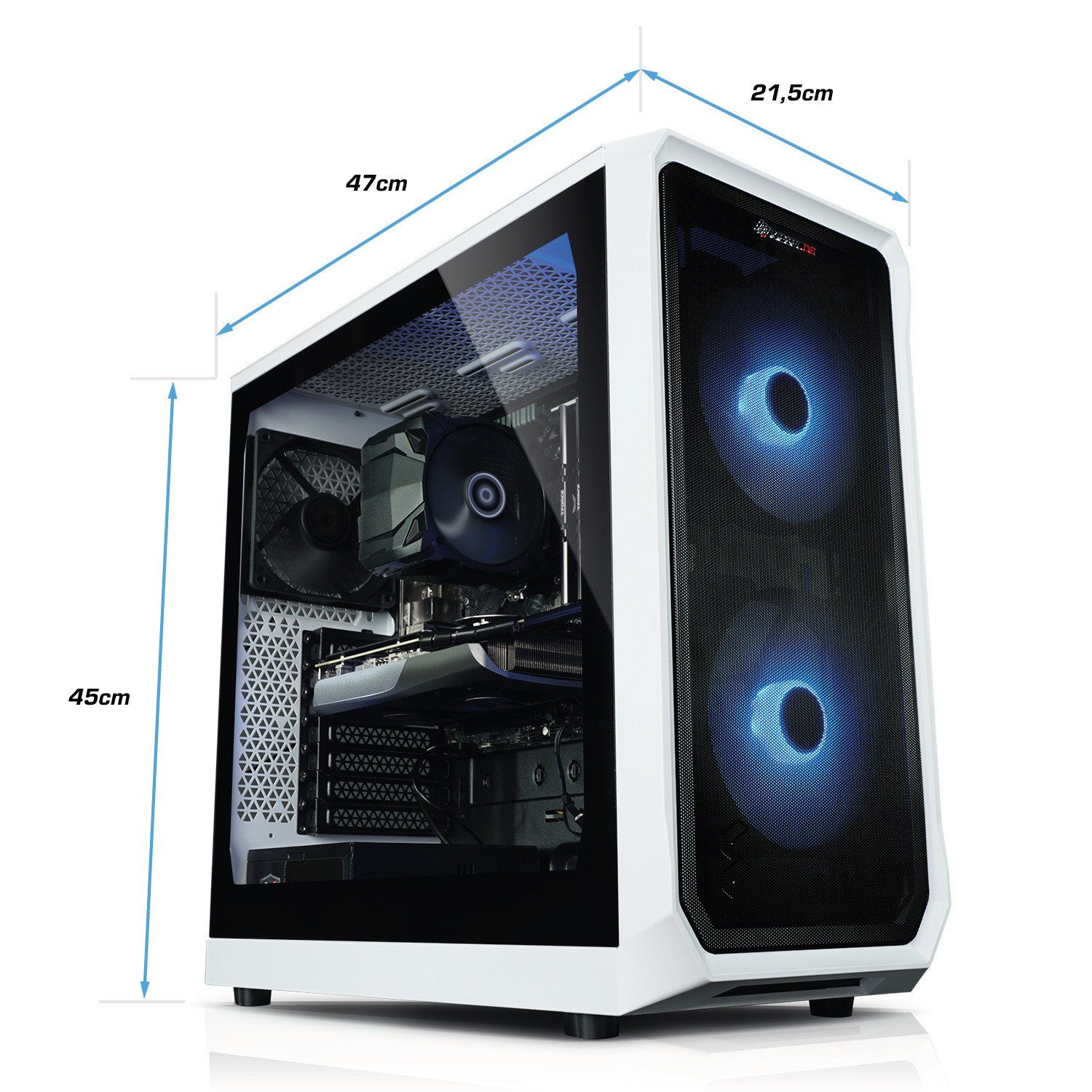 Kiebel Raptor V Gaming-PC (AMD Ryzen 7 AMD Ryzen 7 5800X, RTX 4060, 32 GB RAM, 1000 GB SSD, Luftkühlung)