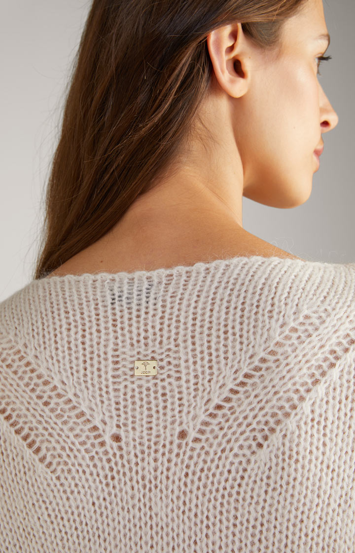 Strickpullover in Offwhite