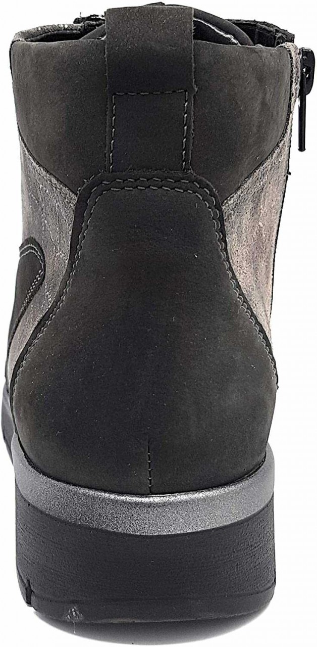 WALDLÄUFER Schnür-Stiefeletten grau