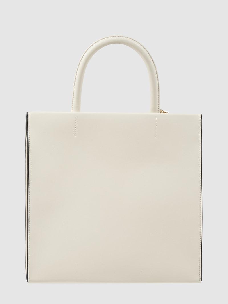 Handtasche in Leder-Optik Modell 'Bente' in ecru