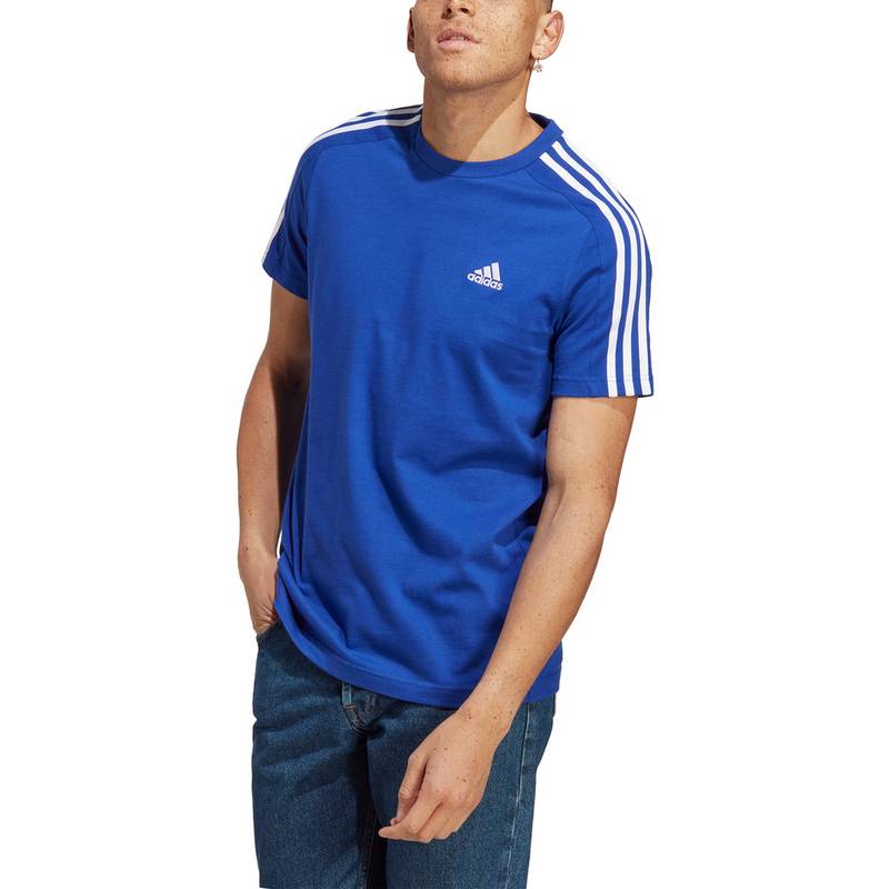 adidas ESSENTIALS SINGLE JERSEY 3-STREIFEN T-Shirt Herren