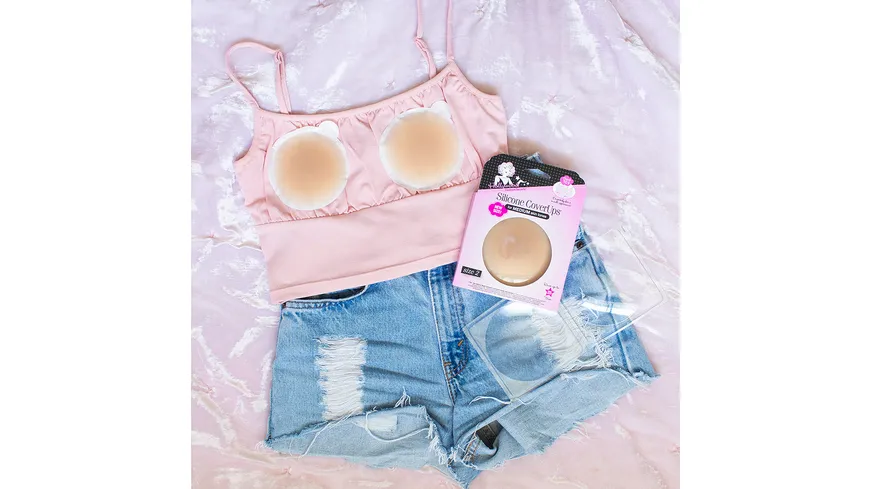 Hollywood Fashion Secrets Nippelcover Light mit Kleber