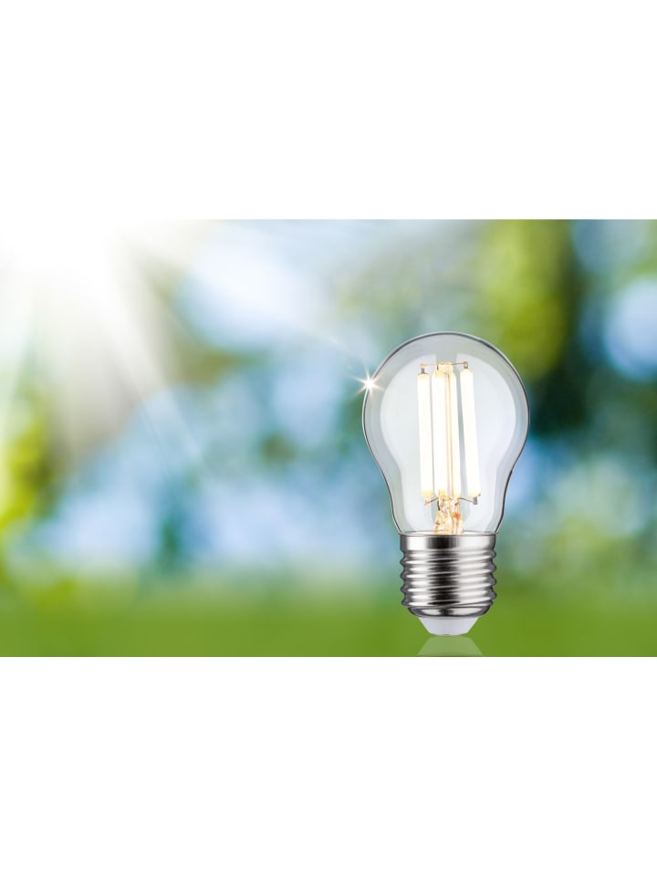 paulmann Eco-Line Filament 230V LED Tropfen E27 1er-Set  80 mm 840lm 4W 3000K  Klar A günstig kaufen onesize