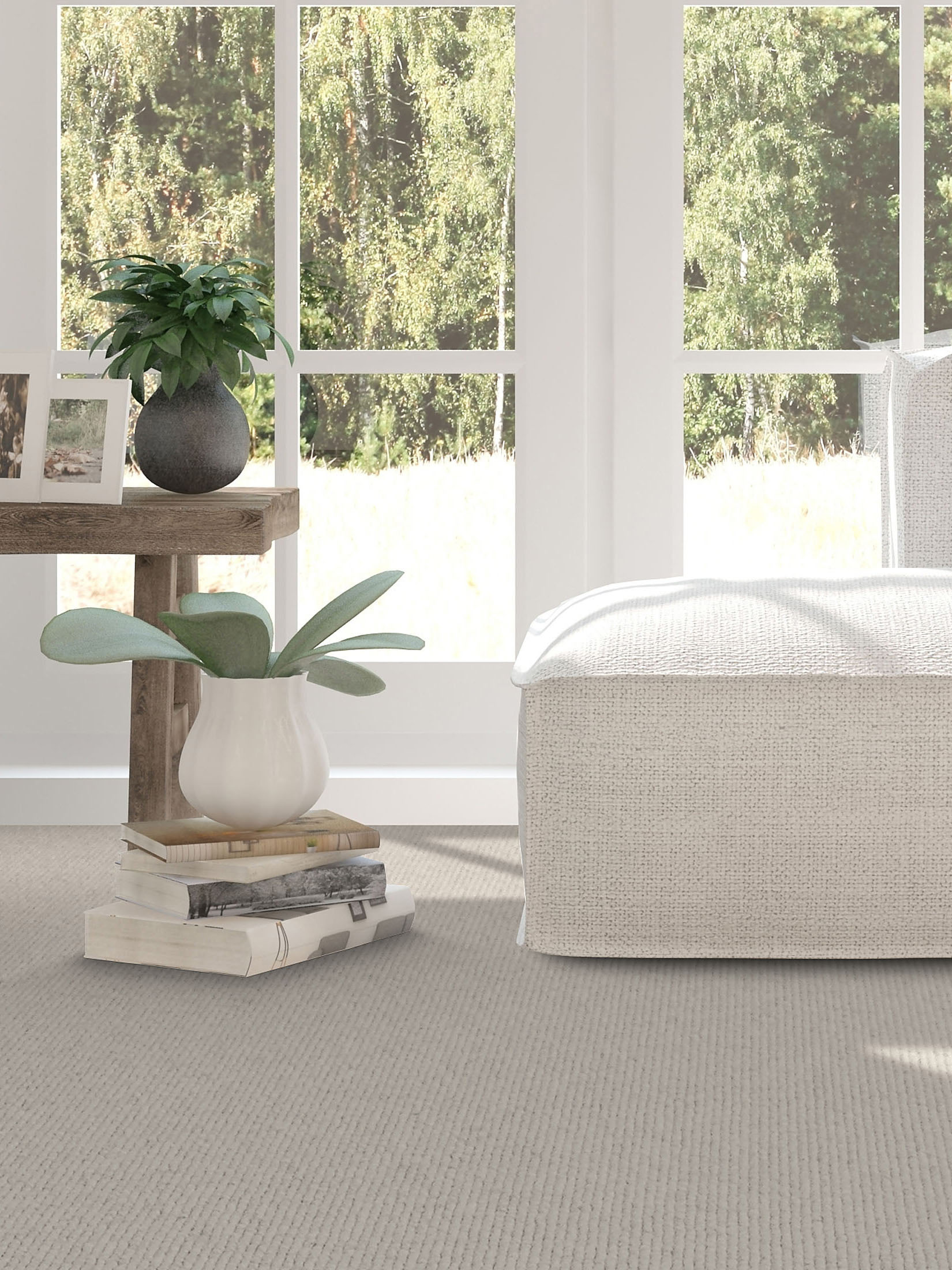 Silkeborg Naturfaser-Teppichboden, Stone Grey