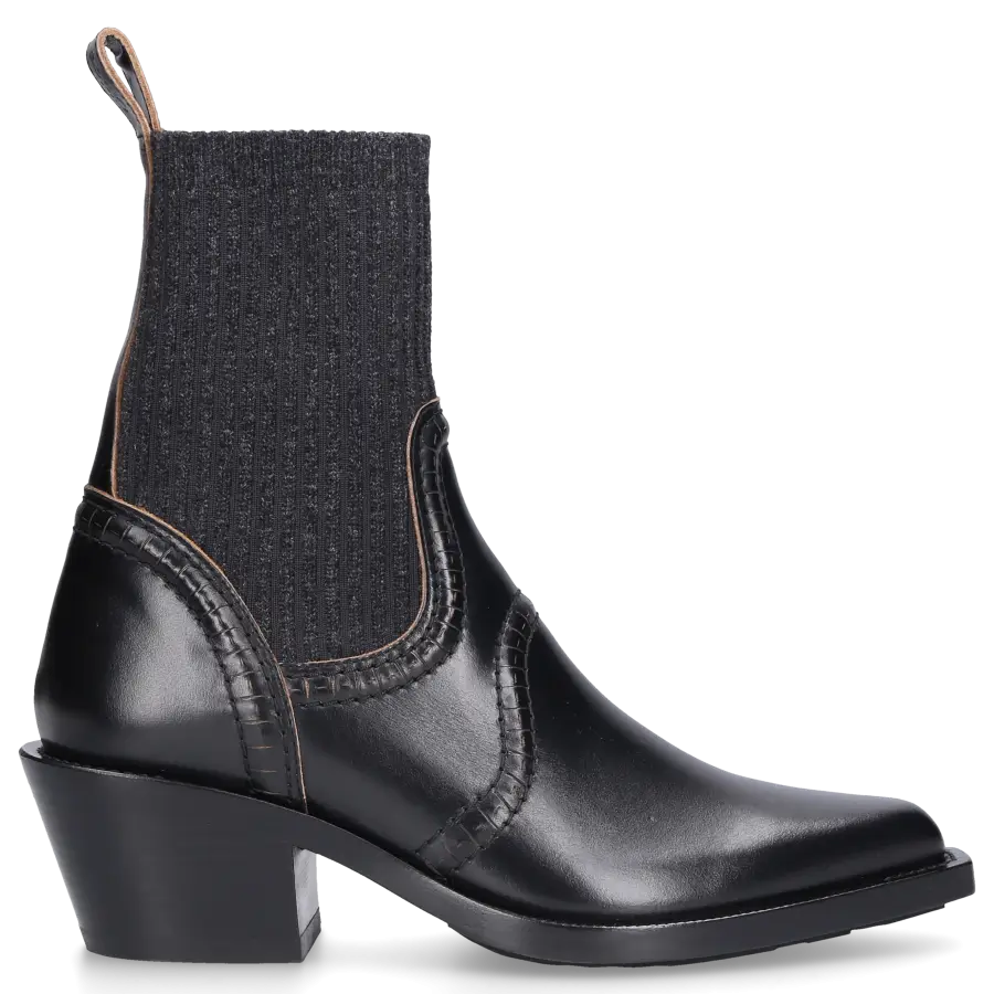 Chloé - Stiefeletten NELLIE Kalbsleder - schwarz