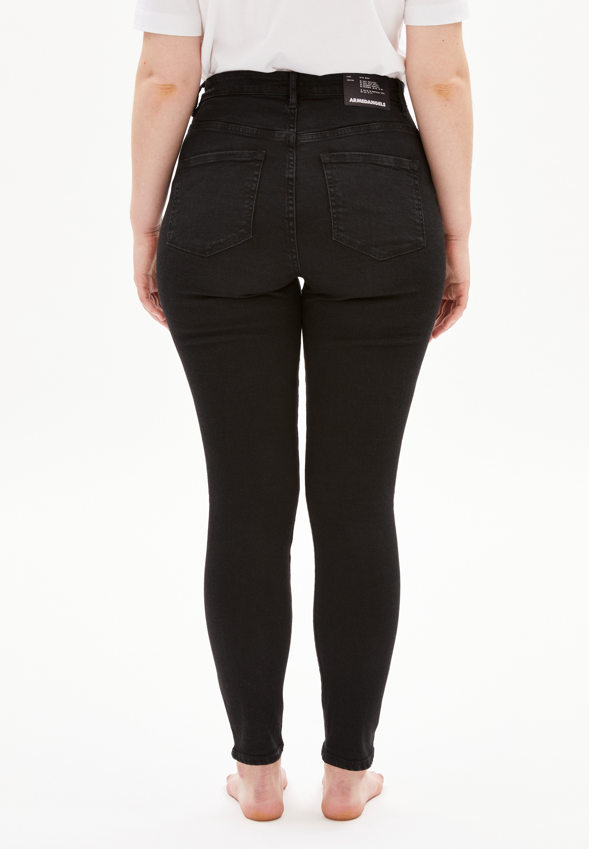 Skinny Leg High Waist aus Bio-Baumwoll Mix