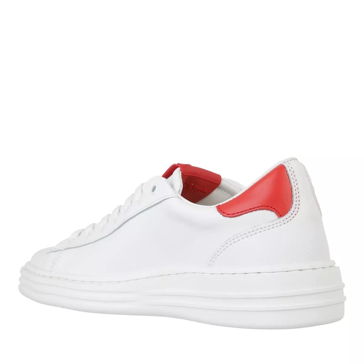 MSGM Freizeit Schnürer rot Low-Top Sneaker