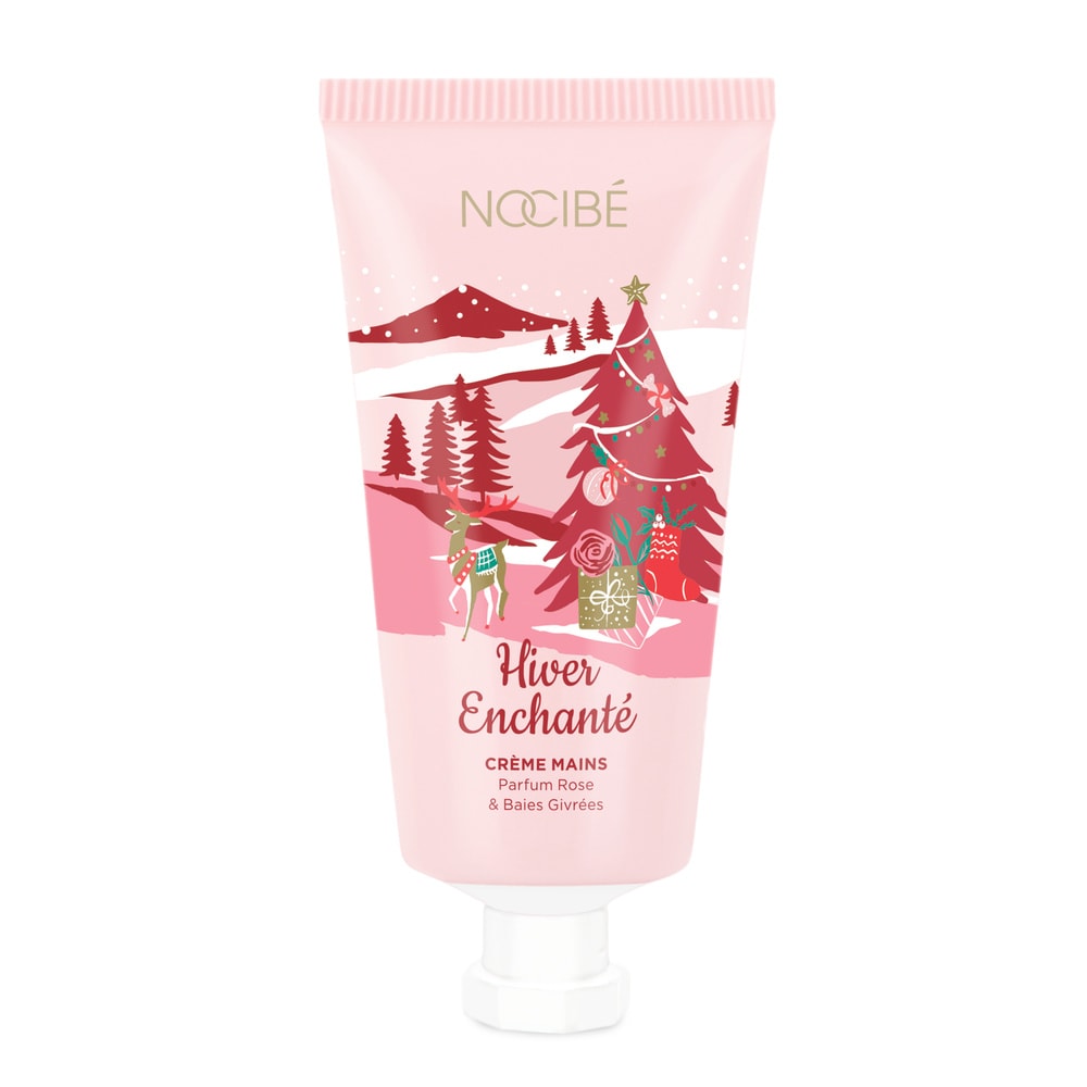 Nocibé Hiver Enchanté Crème mains parfum rose & baies givrées