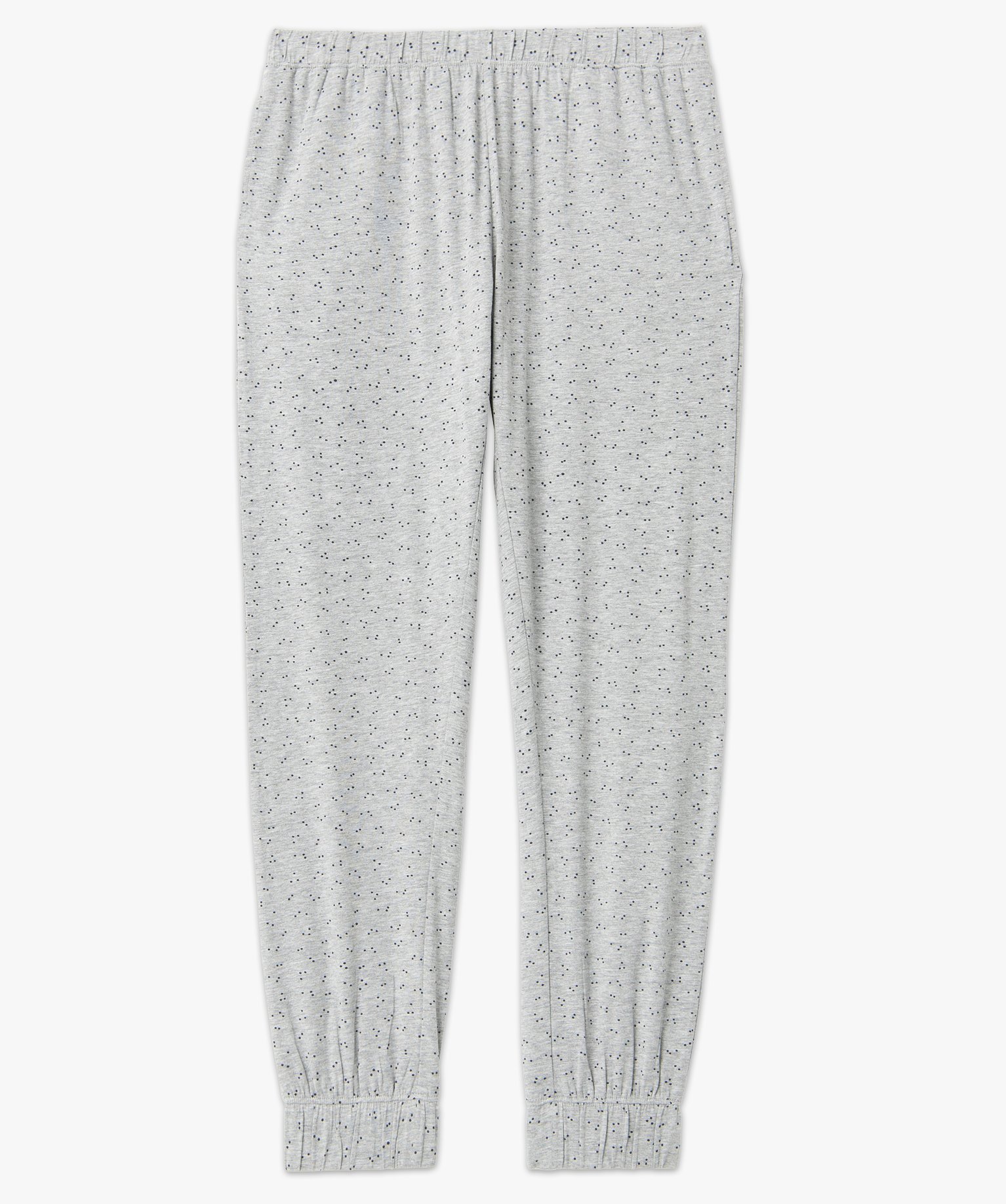 Pantalon de pyjama femme imprimé avec bas élastiqué imprime | GEMO