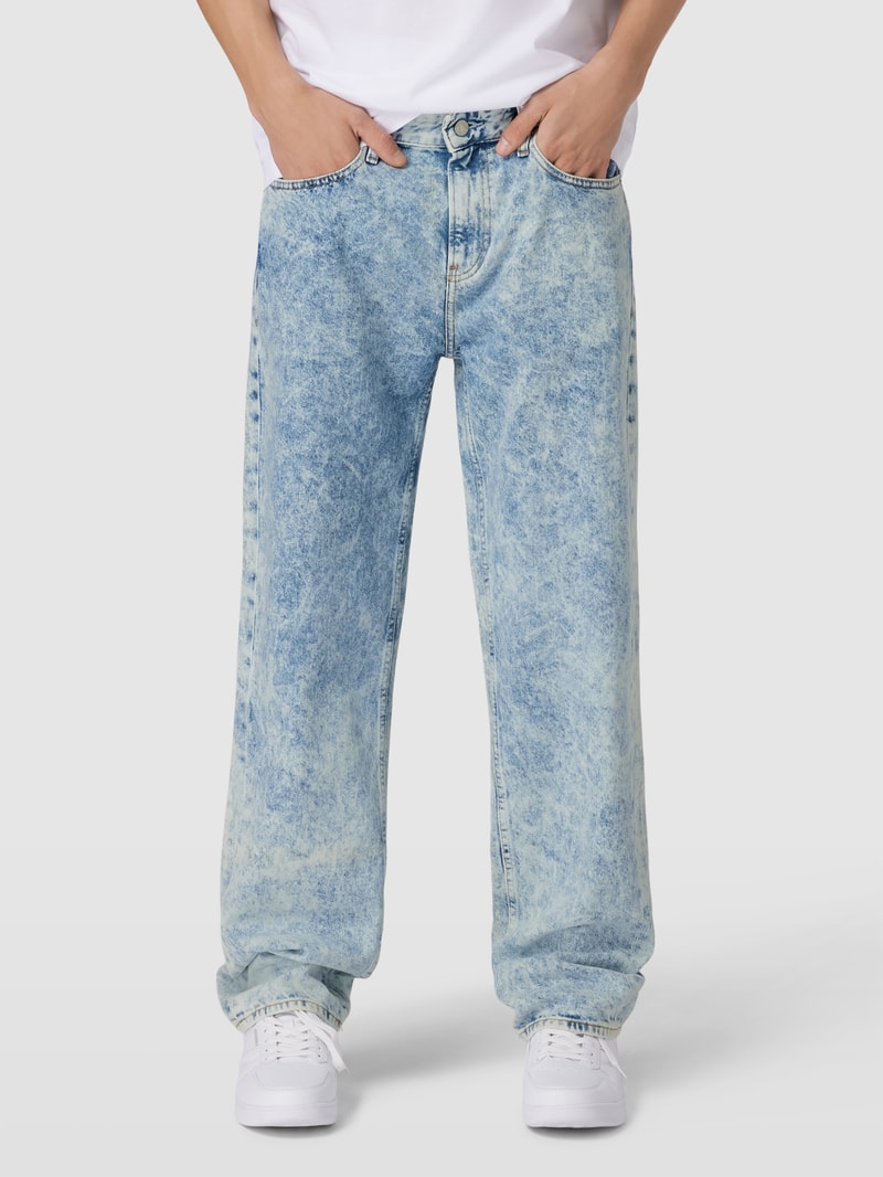 Straight Leg Jeans im 5-Pocket-Design Modell '90 S' in jeans