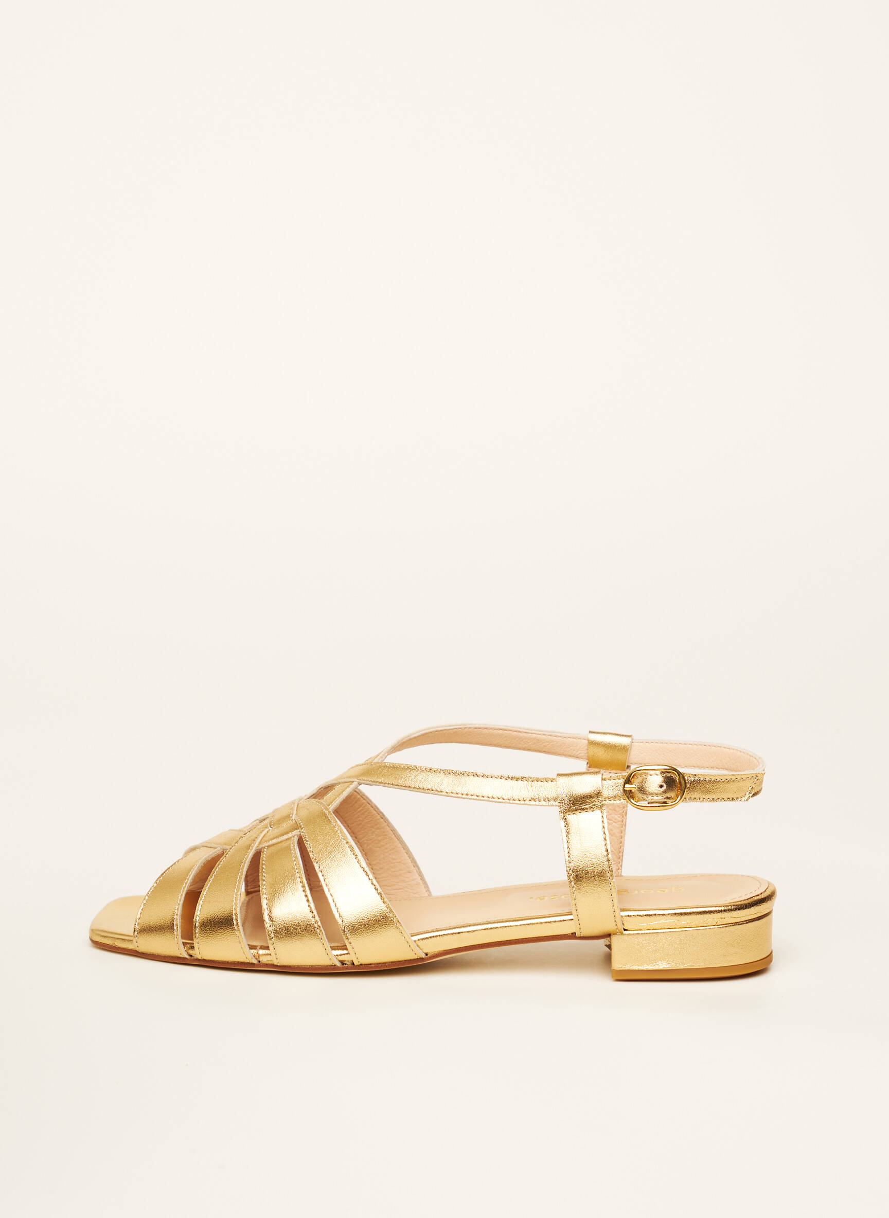 Georgia Rose Sandales Nu Pieds Femme couleur jaune