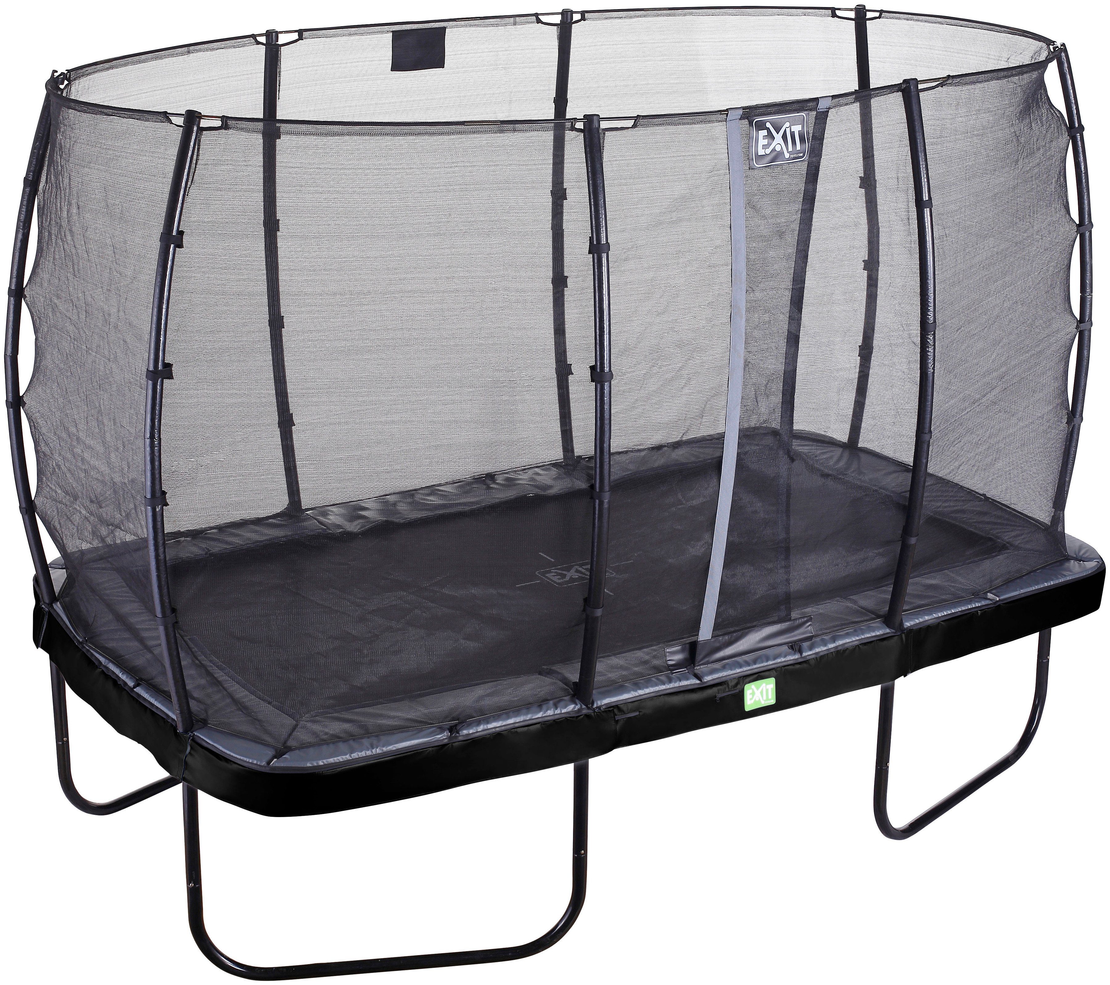 EXIT Gartentrampolin Elegant, BxT: 214x366 cm, mit Economy Sicherheitsnetz