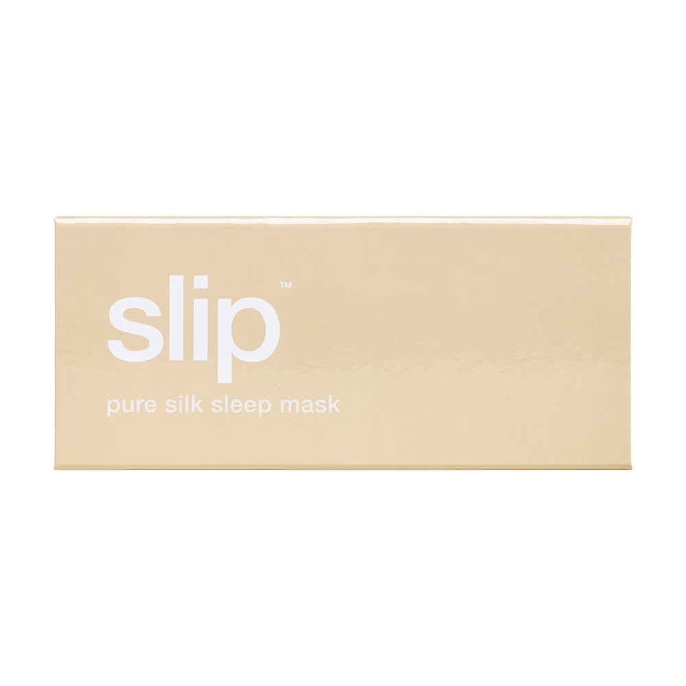 slip masque de sommeil pure soie slip - caramel masque de sommeil