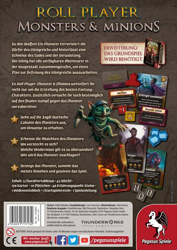 Roll Player: Monster & Minions (deutsch) (Erw.)