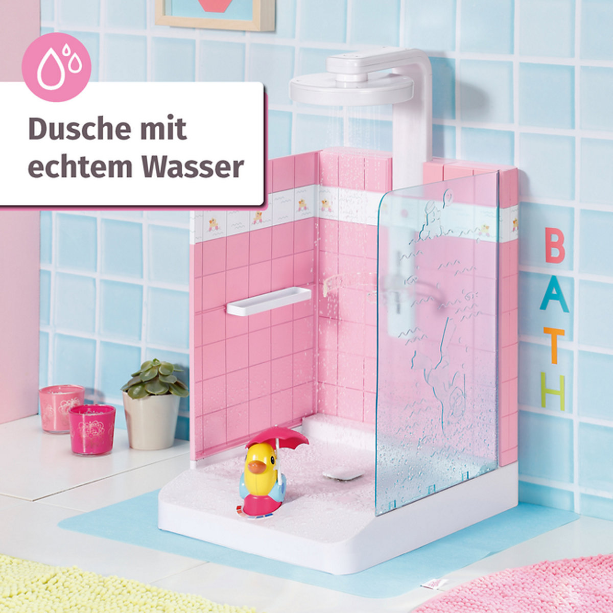 BABY born® Begehbare Dusche