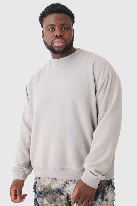 Plus kastiges Oversize Limited Sweatshirt