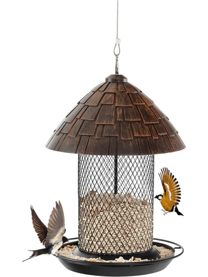 COSTWAY Vogelfutterhaus in Braun günstig kaufen onesize
