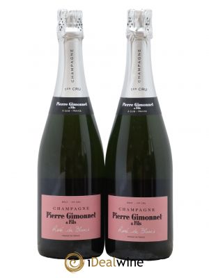 Champagne Pierre Gimonnet & Fils Rosé de Blancs  - Lot de 2 Bouteilles