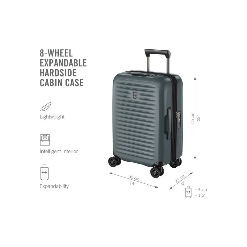 Victorinox Airox Advanced Frequent Flyer Carry-On Erweiterbar (55 cm) - Storm